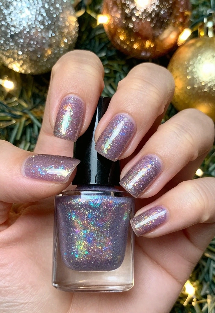 21 Trendy Winter Nails You Need to Try Before Spring! - 7. Glitter Galore 1