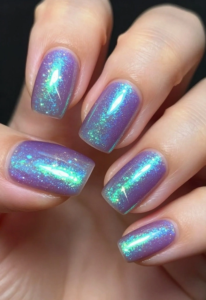 21 Trendy Wow Nails That Are Taking Over 2026 - 1. Holographic Dream 1