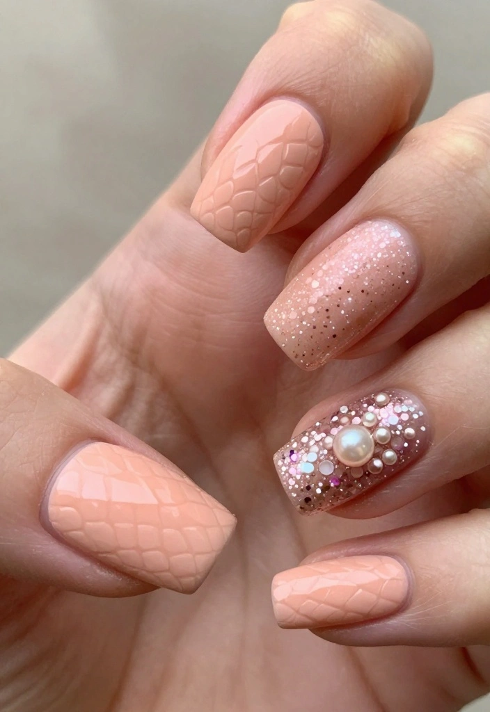 21 Trendy Wow Nails That Are Taking Over 2026 - 16. Textured Finishes 1