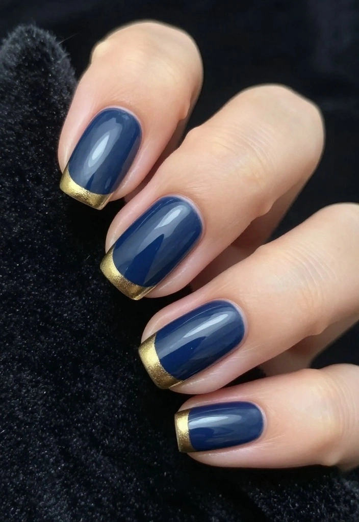 21 Trendy Wow Nails That Are Taking Over 2026 - 7. Metallic Accents 1