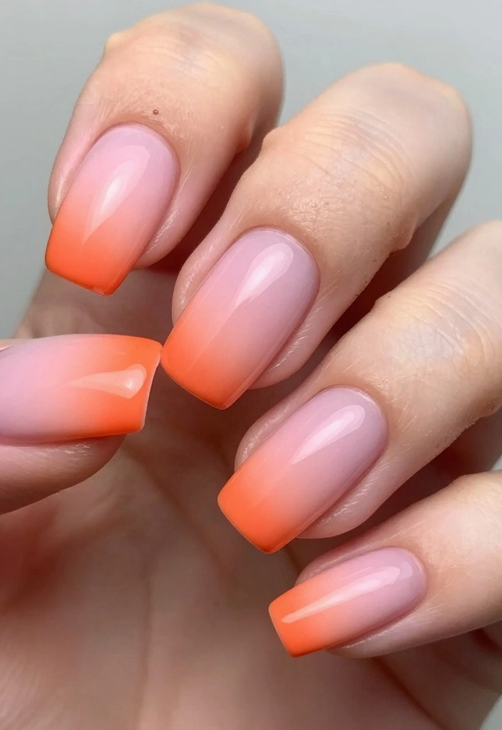 22 Cute Acrylic Nail Designs That Will Make You the Trendsetter (#14 Is a Must-See!) - 7. Ombre Elegance 1