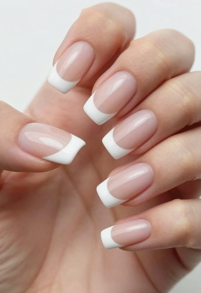 22 Inspiring Long Natural Nails Looks You Have to Try This Season! - 6. Classy French Tips 1