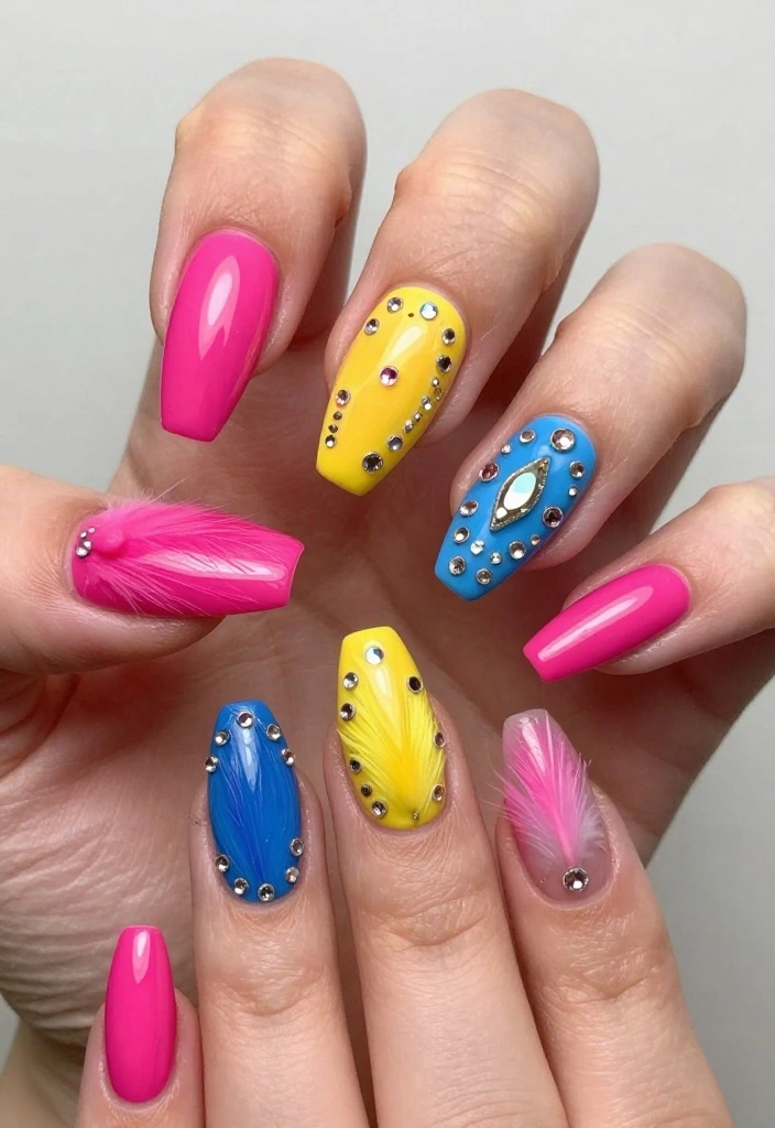 22 Nail Ideas That Will Make Your Gorgeous Nails Shine Like Never Before! - 12. Statement Nail Designs 1