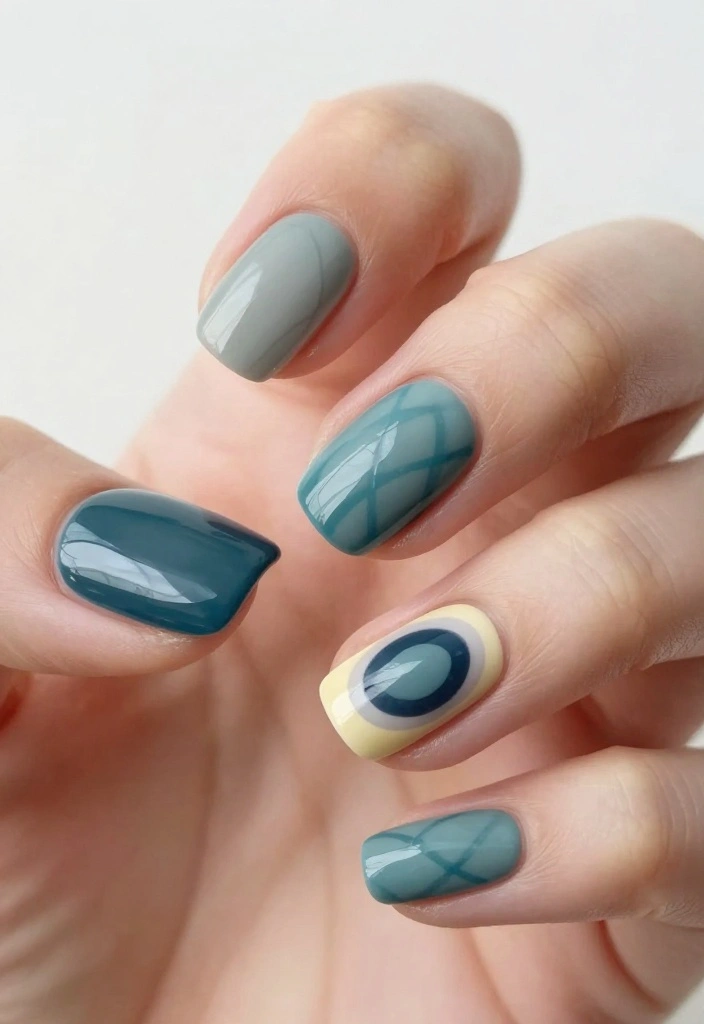 22 Nail Ideas That Will Make Your Gorgeous Nails Shine Like Never Before! - 15. Layered Nail Art 1