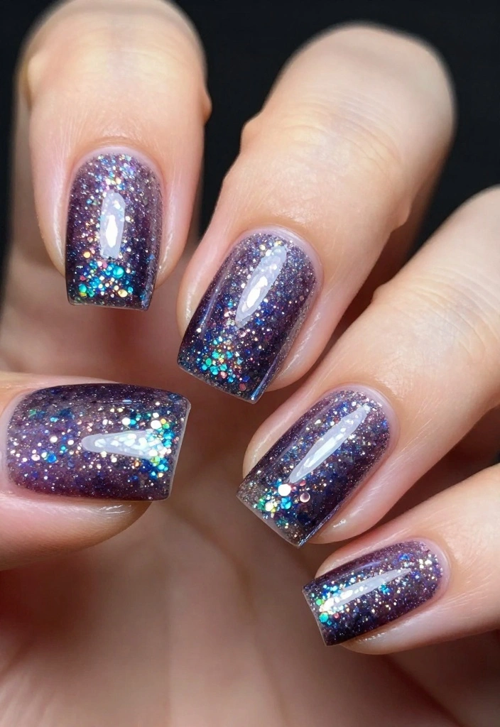 22 Nail Ideas That Will Make Your Gorgeous Nails Shine Like Never Before! - 18. Radiant Glitter Nails 1