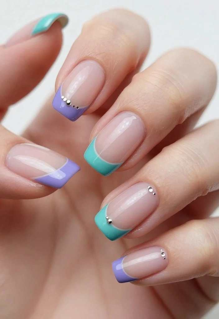 22 Nail Ideas That Will Make Your Gorgeous Nails Shine Like Never Before! - 7. Classic French Manicure with a Twist 1