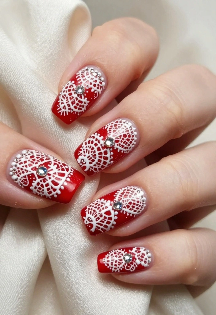 22 Seasonal Exotic Nails You Can Create at Home - 17. Vintage Glam 1