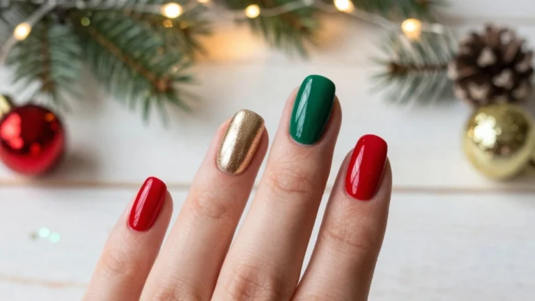 22 Sparkly Fun Holiday Christmas Nails That Are the Definition of Cheerful Christmas Vibes!