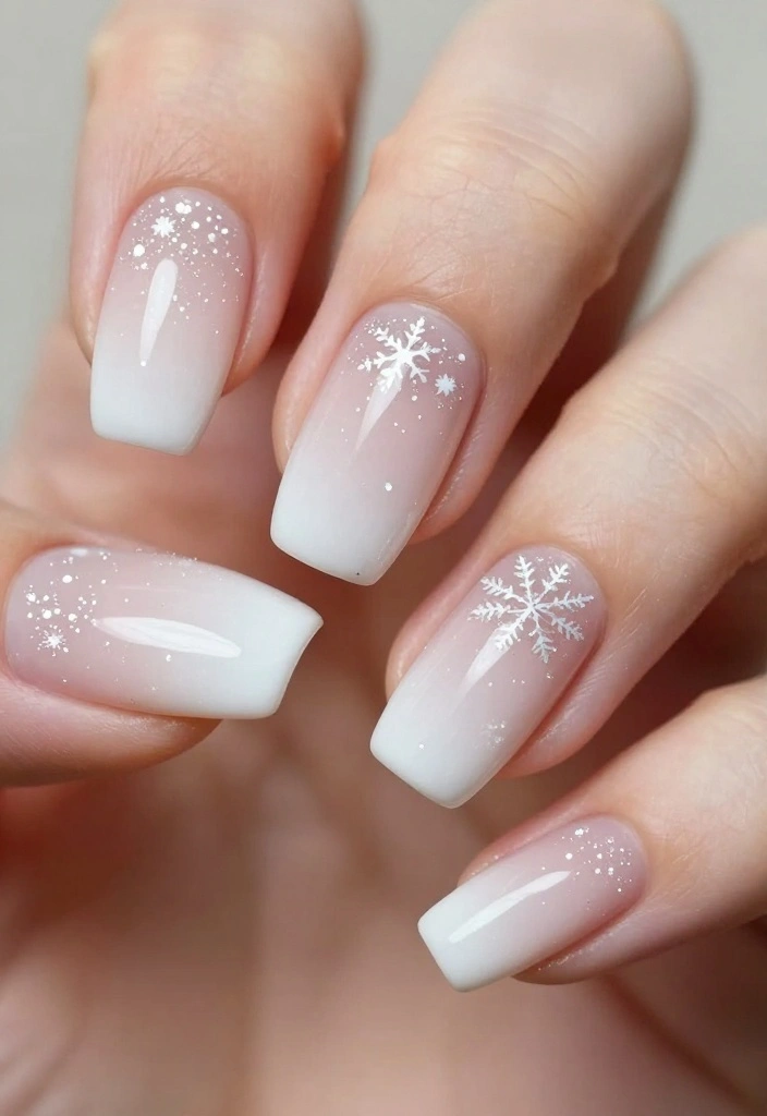 22 Sparkly Fun Holiday Christmas Nails That Are the Definition of Cheerful Christmas Vibes! - 9. Frosted Tips 1