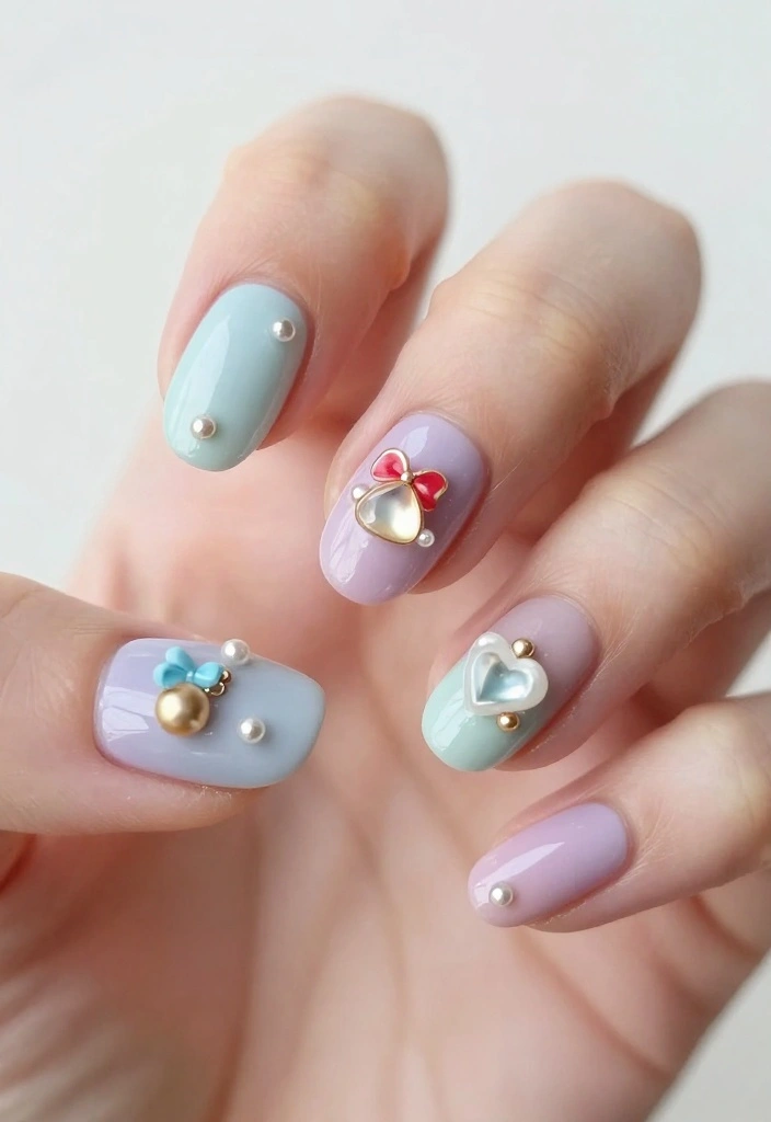 22 Trendy Creative Nails Designs for the Ultimate Style Statement! - 20. Charmed Life 1