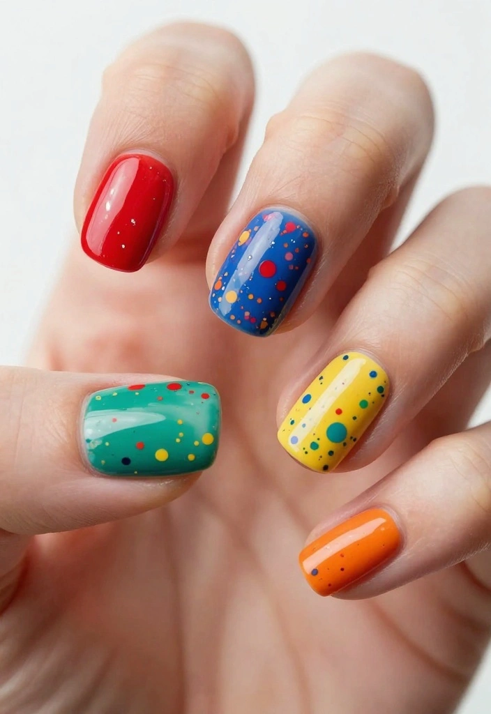 25 Concert Nails Ideas That Will Rock Your World (You Won't Believe #10!) - 14. Splatter Effect 1