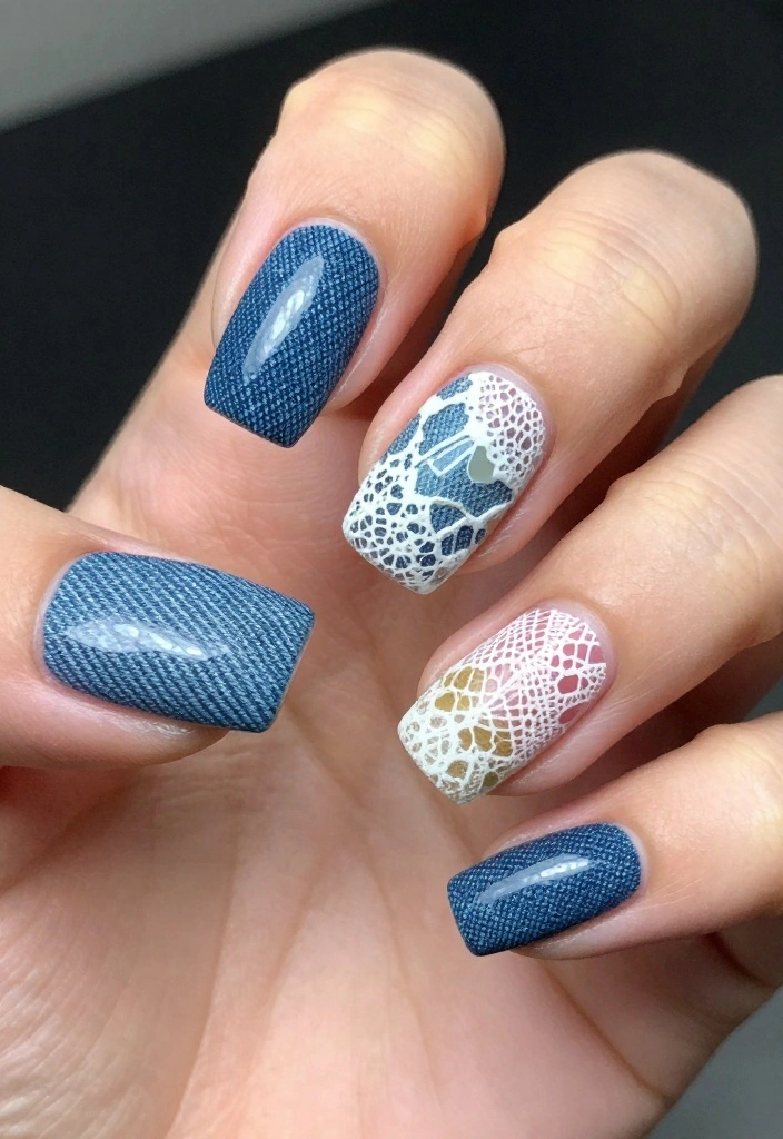 25 Concert Nails Ideas That Will Rock Your World (You Won't Believe #10!) - 24. Textured Textiles 1