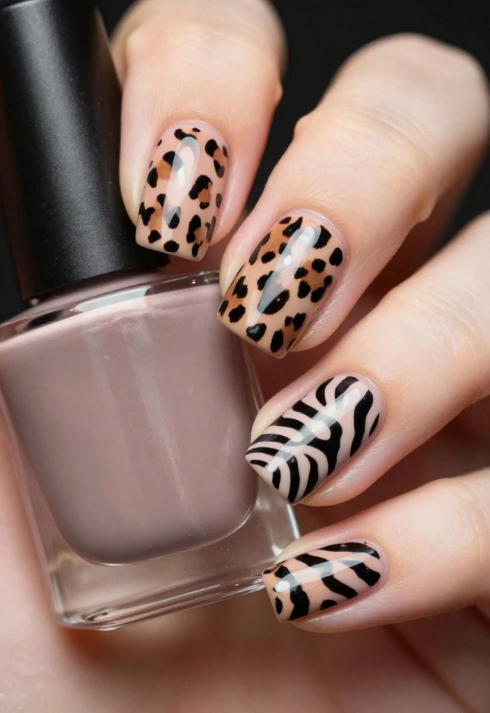 25 Easy Nail Art Styles to Make Your 'Hello Nails' Shine Like Never Before! - 10. Animal Prints 1