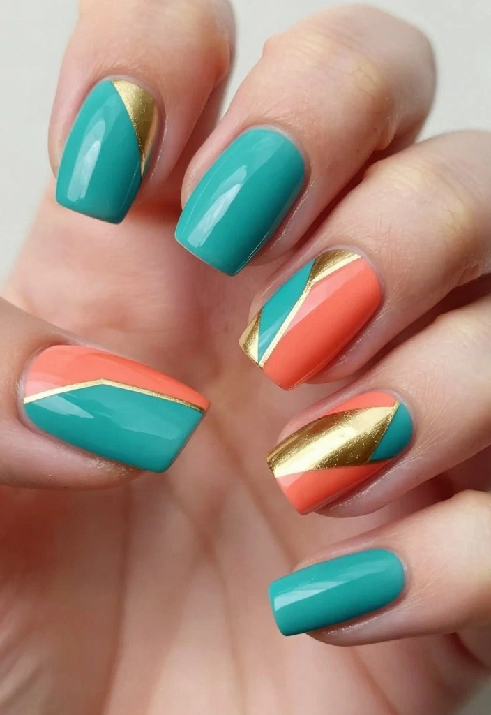 25 Easy Nail Art Styles to Make Your 'Hello Nails' Shine Like Never Before! - 6. Geometric Patterns 1
