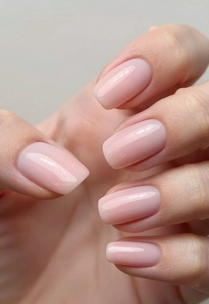 30 Blush Pink Nail Designs That Will Make You Swoon (You Won't Believe #15!) - 13. Blush Pink Understated Elegance 1