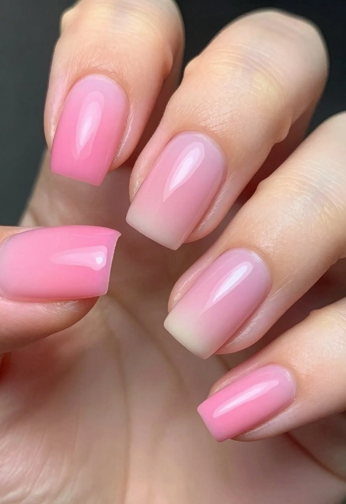 30 Blush Pink Nail Designs That Will Make You Swoon (You Won't Believe #15!) - 2. Ombre Effect 1