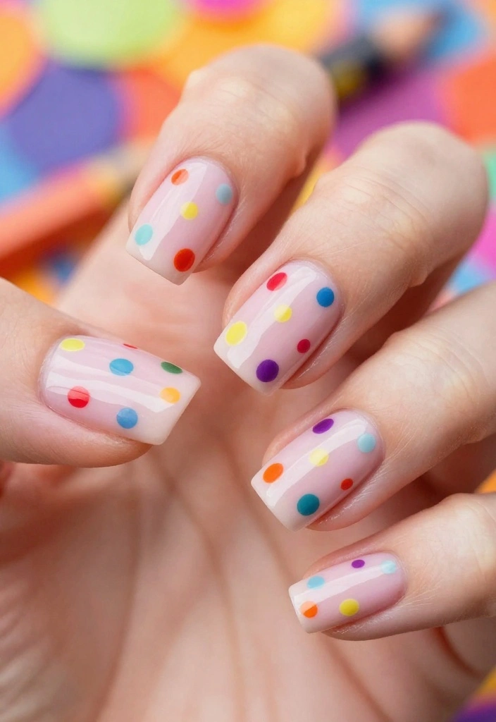 9 Chic Quick Nail Art Designs That’ll Save You Time and Look Fabulous! - 3. Polka Dot Delight 1