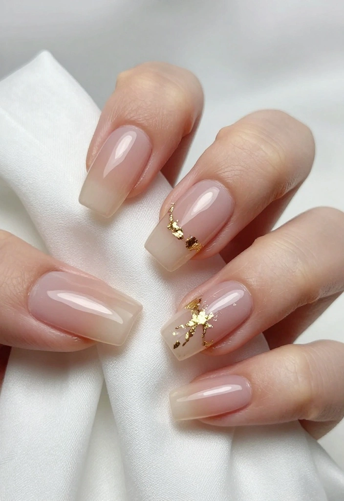 9 Cute Short Coffin Acrylic Nails Ideas That Are Perfect for Everyday Wear (Check Out #3!) - 1. Polished Nude Perfection 1