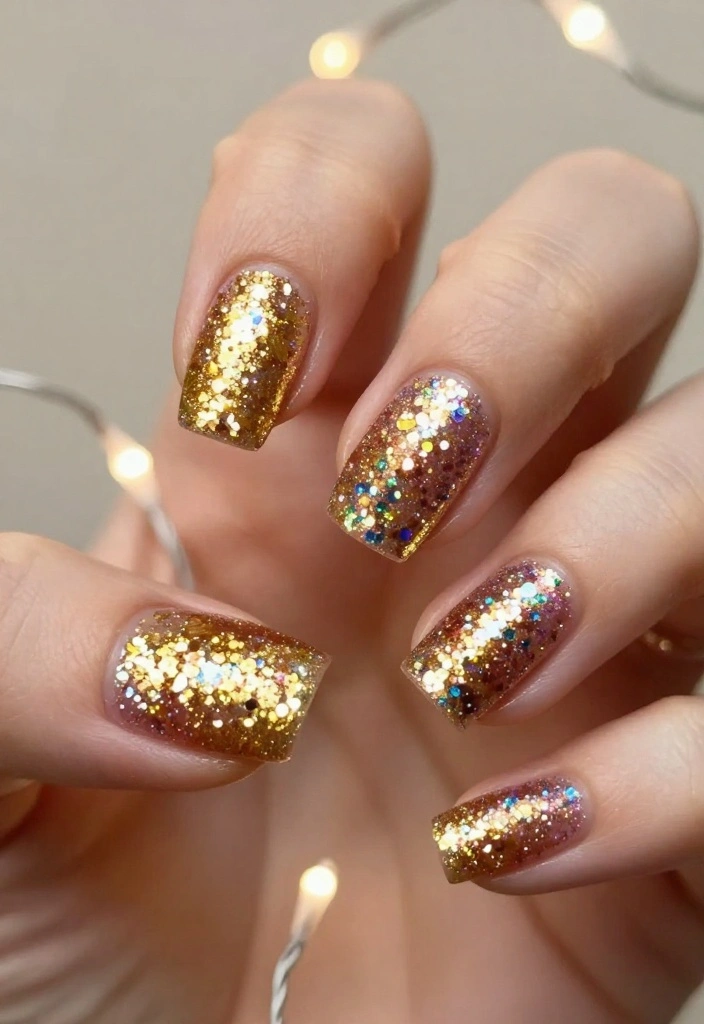 9 Perfect False Nails You NEED To See (Don’t Skip #5!) - 3. Glitter Bomb 1