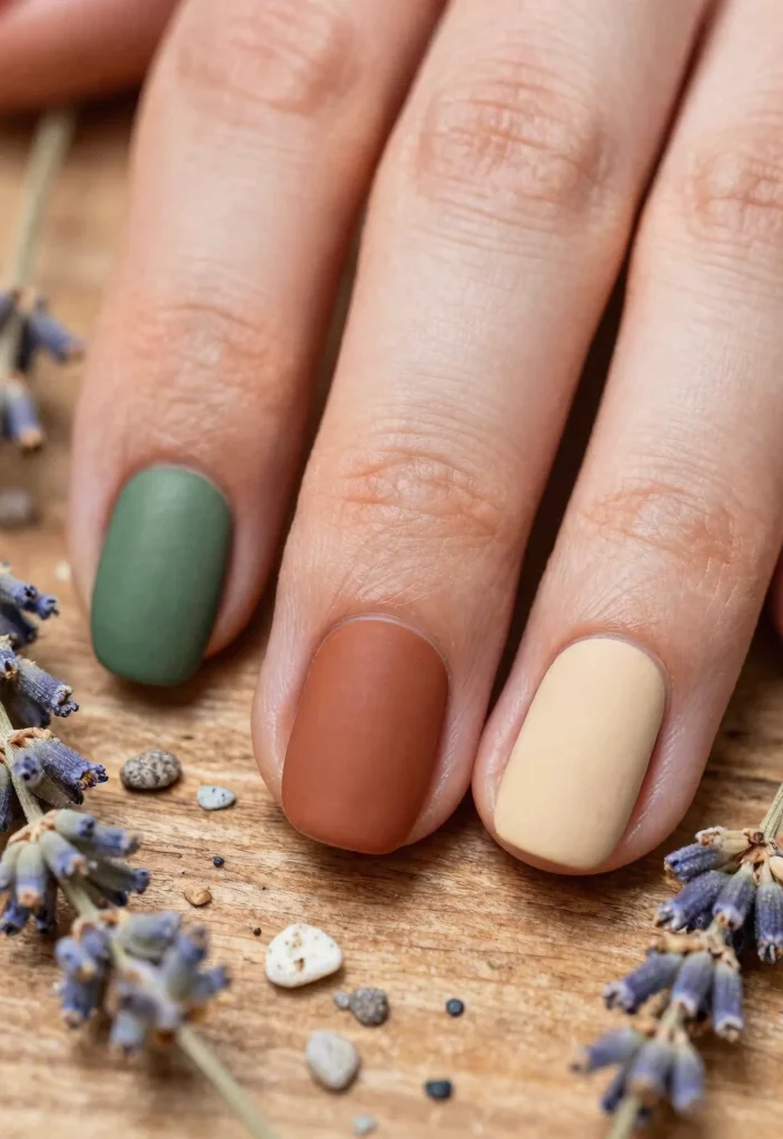 9 Trendy Professional Nails You Have to Try (Number #4 is a Hidden Gem!) - 3. Earthy Tones 1