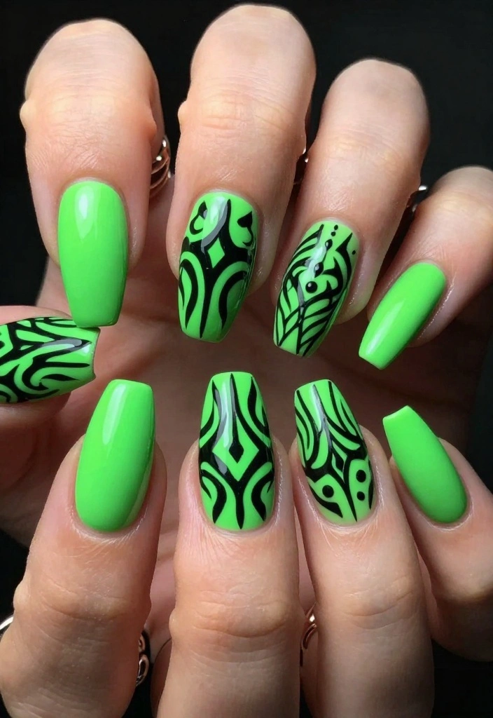 9 Unique Nail Shapes That Make Really Cute Nails Stand Out! - 8. Edge Nails 1