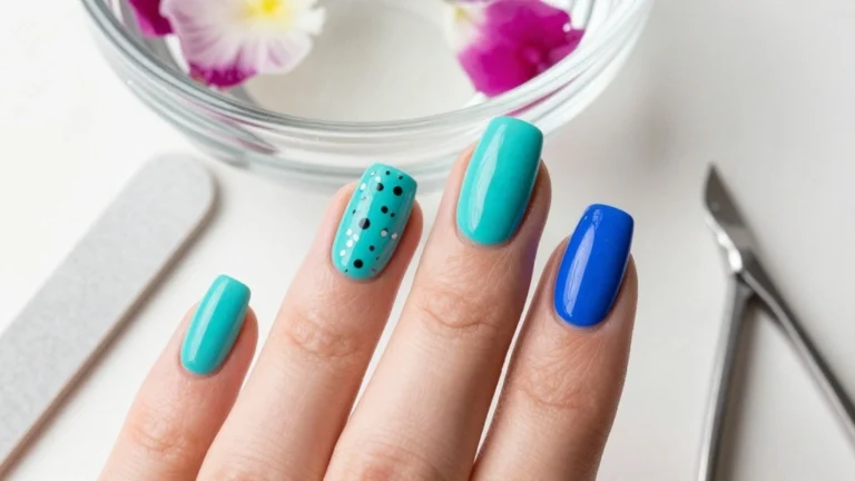 Create Your Own Aqua Nails: 10 DIY Ideas That Are a Breeze!
