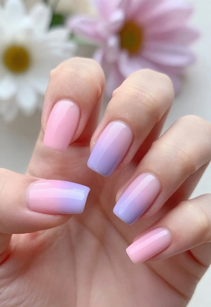 Discover 14 Hottest Spring Pastel Nail Ideas That Fashionistas Swear By! - 1. Pastel Ombre Delight 1