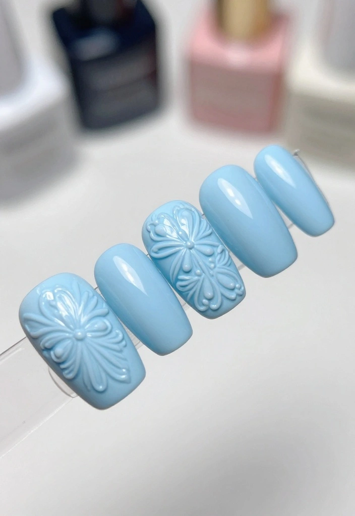 Discover 14 Hottest Spring Pastel Nail Ideas That Fashionistas Swear By! - 11. Pastel Stamping Art 1