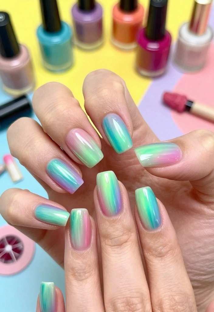 Discover the Hottest Color Palettes with 11 Gorgeous Aurora Nails Styles! - Conclusion 1