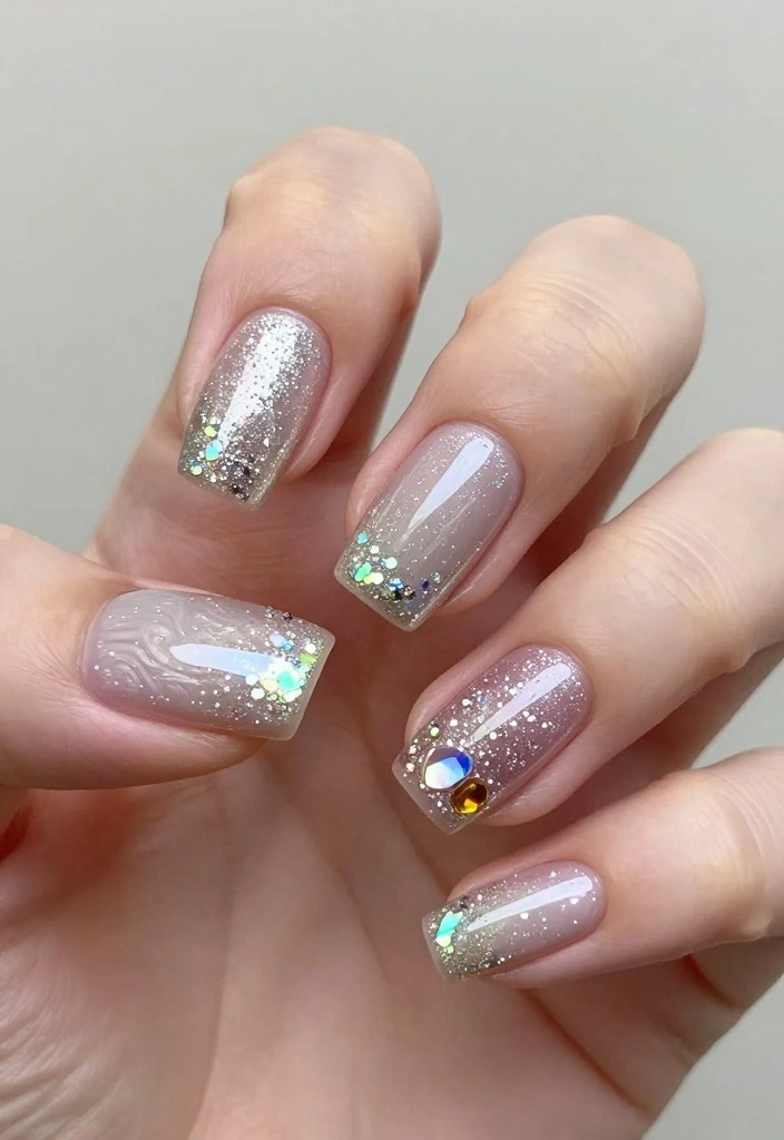 Get Ready for Fall: 14 Cateye Nail Designs That Are All the Rage Right Now! - 13. Textured Layers 1