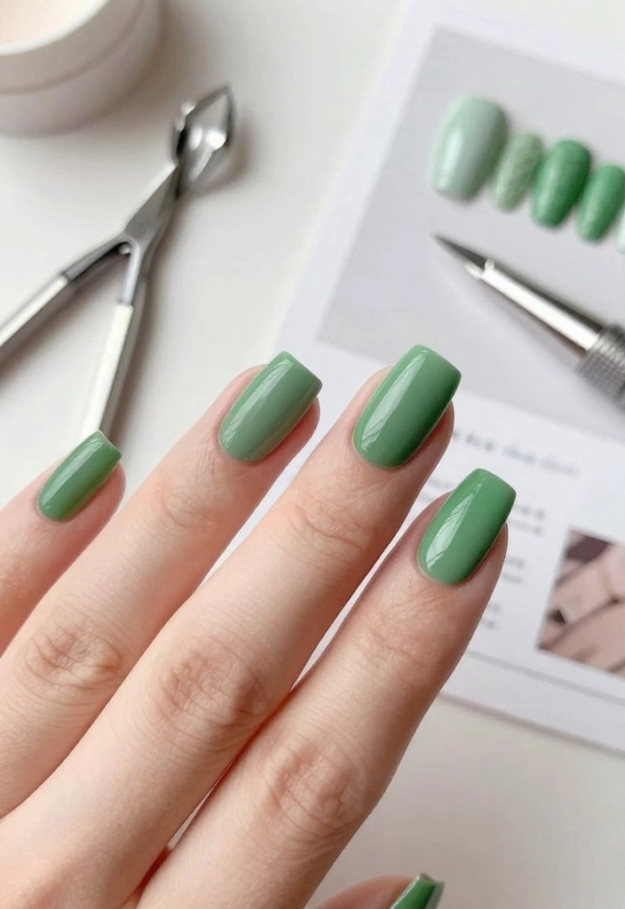 Master the Art: 10 Inspirations for Perfecting Your Green Acrylic Nails at Home! - Conclusion 1
