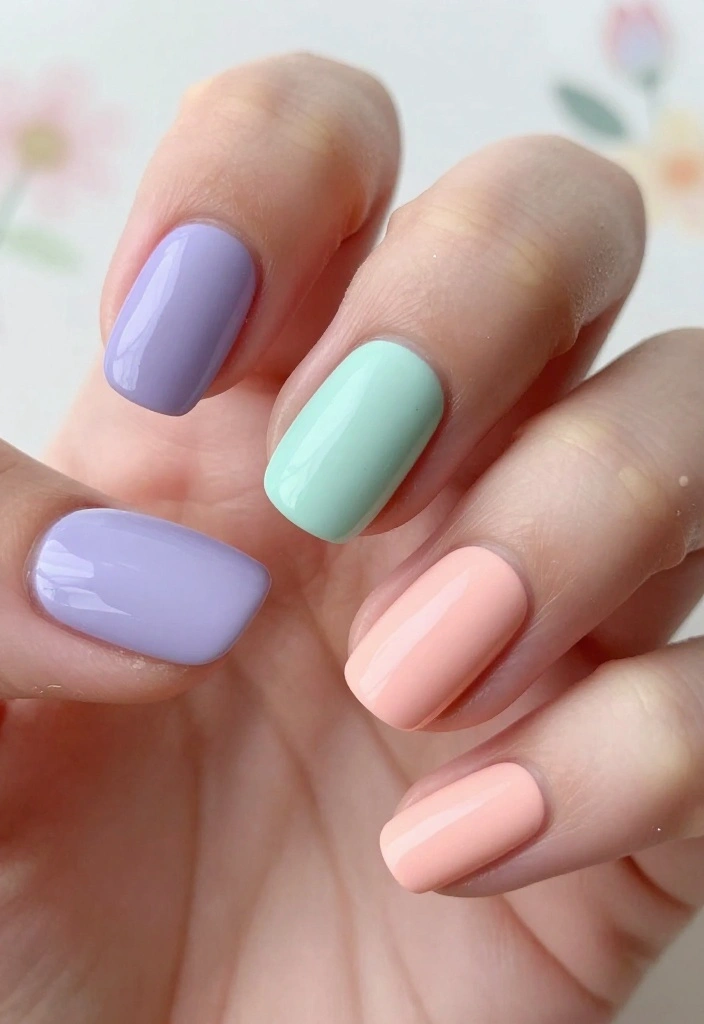 Steal These 12 Ballet Nails Looks from the Stars! - 3. Soft Pastel Dream 1