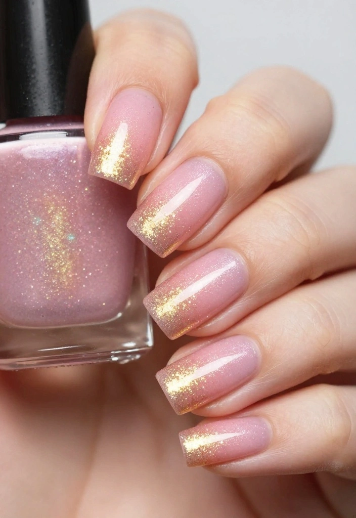 The Ultimate Guide to Glittery Nails: 10 Ideas to Get You Started! - 1. Gradient Glitter Glam 1