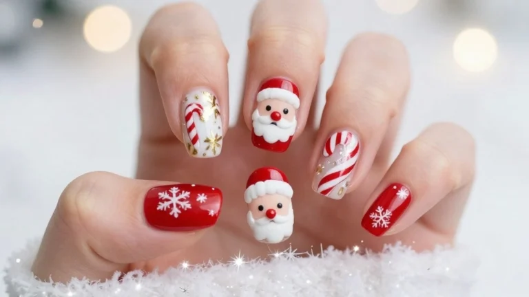 The Ultimate Guide to Santa Nails: 10 Designs to Spread Holiday Cheer!