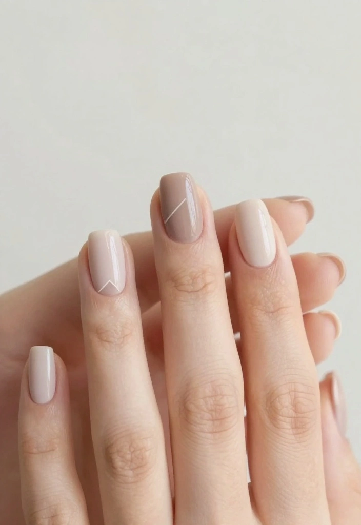Unlock Your Creativity with These 11 Latest Nail Trends (You Won't Believe #2!) - 2. Minimalist Art 1