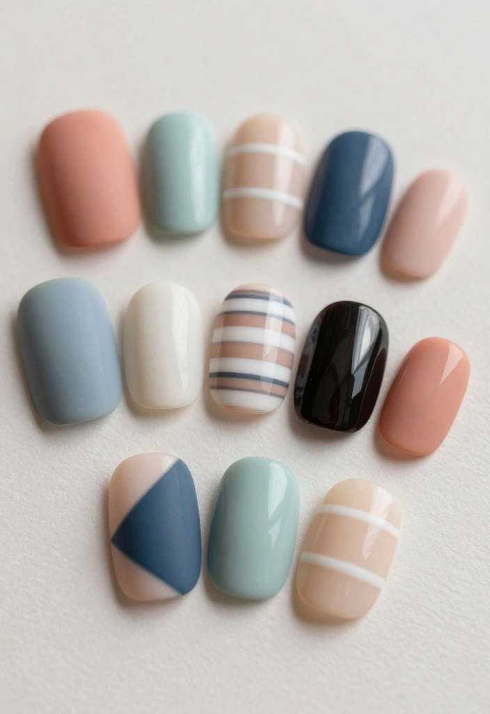 Unlock Your Creativity with These 11 Latest Nail Trends (You Won't Believe #2!) - 8. Geometric Shapes 1