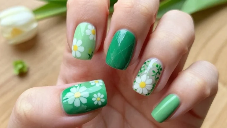 Unlock the Secret to Gorgeous Green Spring Nails with These 12 Designs!
