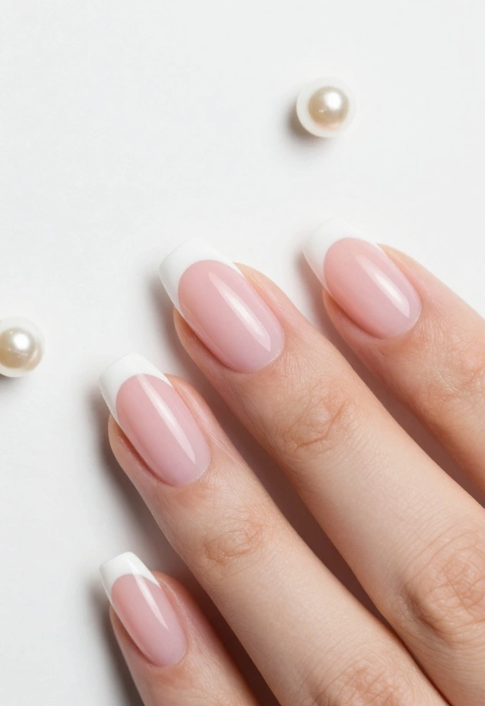 Unlock the Secrets: 12 Nail Forms That Will Revolutionize Your Acrylic Nails! - 10. French Tip - The Classic Twist 1
